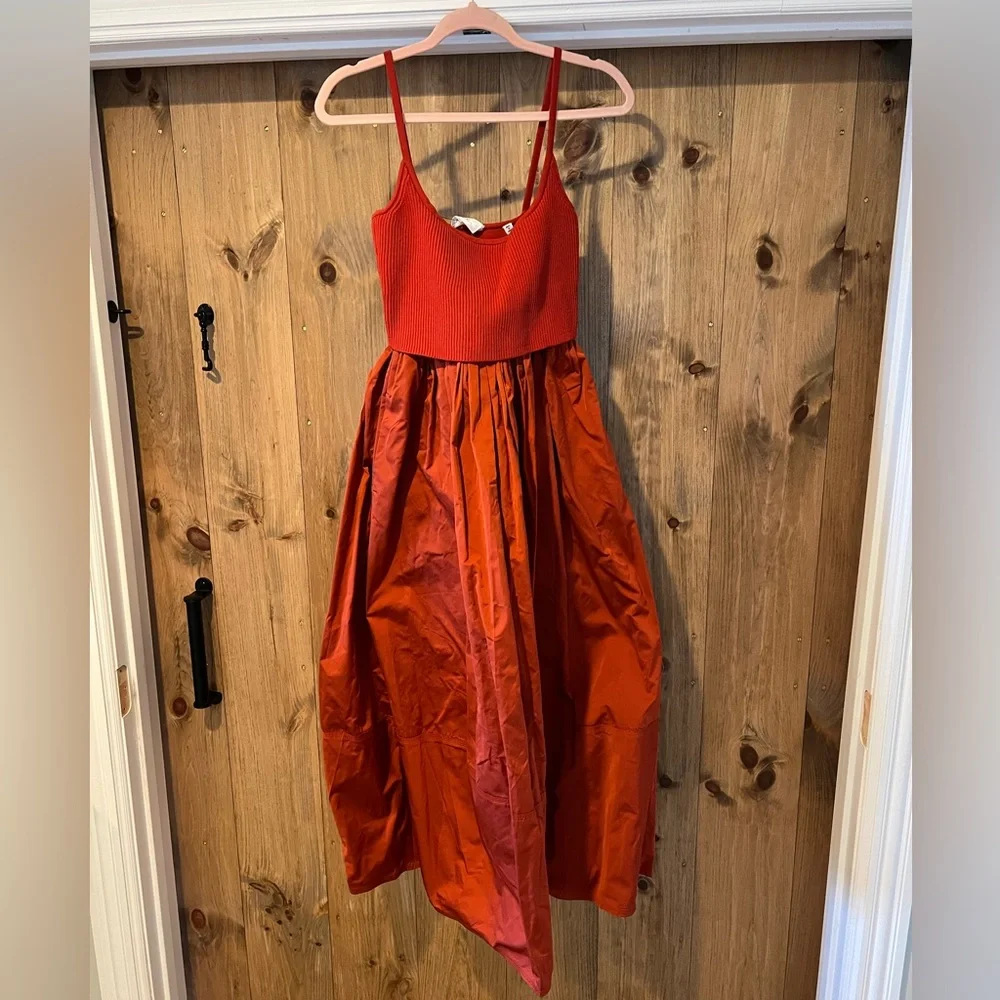 NWT ALC Martina MIDI Dress in Spice Red M - Picture 4 of 9